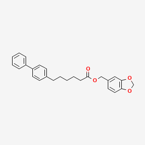 molecular formula C26H26O4 B570653 Monoacylglycerol Lipase Inhibitor 21 CAS No. 1643657-35-5