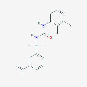 molecular formula C21H26N2O B5706565 N-(2,3-dimethylphenyl)-N'-[1-(3-isopropenylphenyl)-1-methylethyl]urea 