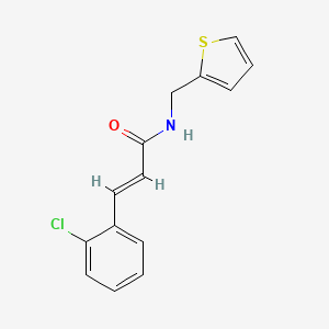molecular formula C14H12ClNOS B5706764 3-(2-chlorophenyl)-N-(2-thienylmethyl)acrylamide 