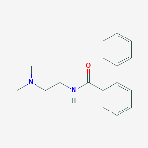 molecular formula C17H20N2O B5706804 N-[2-(dimethylamino)ethyl]-2-biphenylcarboxamide 
