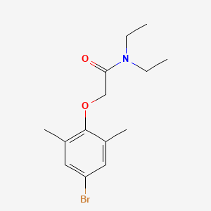 molecular formula C14H20BrNO2 B5706819 2-(4-bromo-2,6-dimethylphenoxy)-N,N-diethylacetamide 
