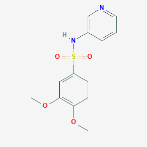 molecular formula C13H14N2O4S B5706847 3,4-dimethoxy-N-3-pyridinylbenzenesulfonamide 