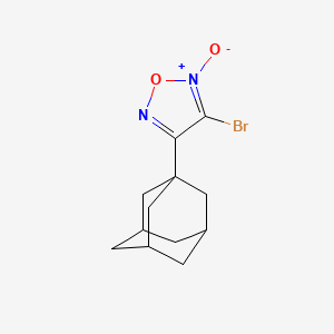 molecular formula C12H15BrN2O2 B5706848 4-(1-adamantyl)-3-bromo-1,2,5-oxadiazole 2-oxide 