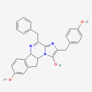 7-Benzyl-4-[(4-hydroxyphenyl)methyl]-2,5,8-triazatetracyclo[7.7.0.02,6.010,15]hexadeca-3,5,7,10(15),11,13-hexaene-3,13-diol
