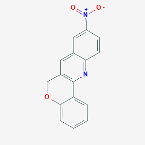 molecular formula C16H10N2O3 B5707000 9-硝基-6H-色烯并[4,3-b]喹啉 