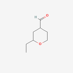 2-Ethyloxane-4-carbaldehyde