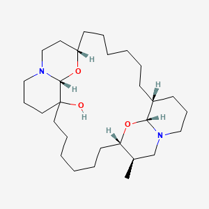 molecular formula C29H52N2O3 B570710 (+)-Xestospongin B CAS No. 123000-02-2