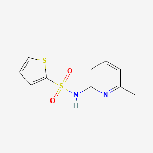 molecular formula C10H10N2O2S2 B5707123 N-(6-methyl-2-pyridinyl)-2-thiophenesulfonamide 
