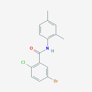 molecular formula C15H13BrClNO B5707158 5-bromo-2-chloro-N-(2,4-dimethylphenyl)benzamide 