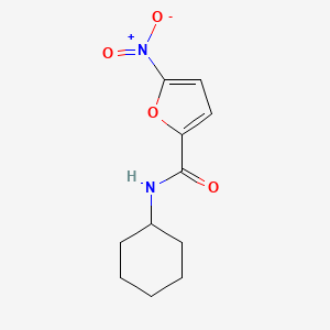molecular formula C11H14N2O4 B5707166 N-cyclohexyl-5-nitro-2-furamide 