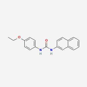 molecular formula C19H18N2O2 B5707173 N-(4-ethoxyphenyl)-N'-2-naphthylurea 
