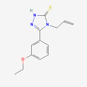 molecular formula C13H15N3OS B5707200 4-allyl-5-(3-ethoxyphenyl)-4H-1,2,4-triazole-3-thiol 