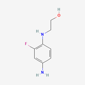 B570725 2-[(4-Amino-2-fluorophenyl)amino]ethanol CAS No. 1039868-68-2