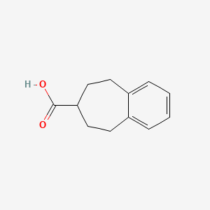 B570726 6,7,8,9-tetrahydro-5H-benzo[7]annulene-7-carboxylic acid CAS No. 1400229-72-2