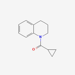molecular formula C13H15NO B5707287 1-(cyclopropylcarbonyl)-1,2,3,4-tetrahydroquinoline 