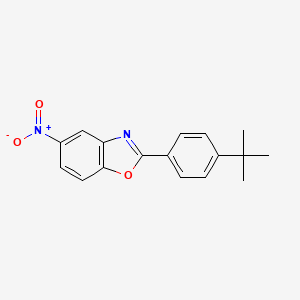 molecular formula C17H16N2O3 B5707438 2-(4-tert-butylphenyl)-5-nitro-1,3-benzoxazole CAS No. 112606-70-9