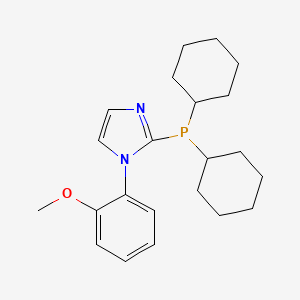 B570745 1-(o-Anisyl)-2-(dicyclohexylphosphino)-1H-imidazole CAS No. 1425052-90-9