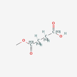 B570747 Butanedioic-13C4 Acid 1-Methyl Ester CAS No. 878205-29-9