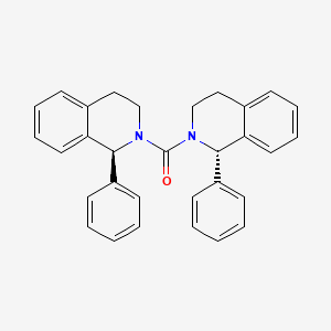 molecular formula C31H28N2O B570750 Bis[(1S)-3,4-dihydro-1-phenyl-2(1H)-isoquinolinyl]-methanone CAS No. 1534326-81-2