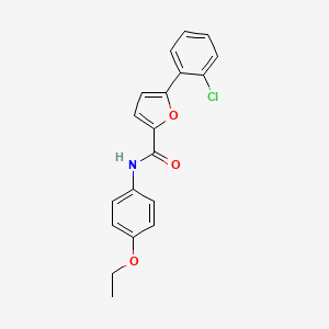 5-(2-chlorophenyl)-N-(4-ethoxyphenyl)-2-furamide