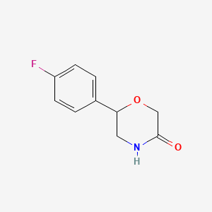 6-(4-Fluorophenyl)morpholin-3-one