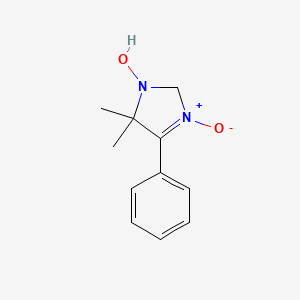 5,5-dimethyl-4-phenyl-2,5-dihydro-1H-imidazol-1-ol 3-oxide