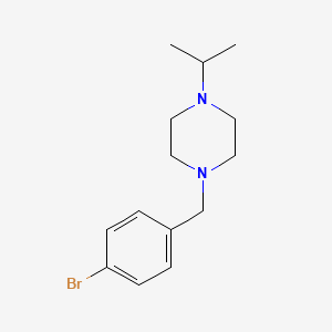 molecular formula C14H21BrN2 B5707576 1-(4-bromobenzyl)-4-isopropylpiperazine 