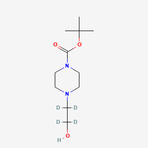 molecular formula C11H22N2O3 B570768 1-Boc-4-(2-hydroxyethyl-d4)piperazine CAS No. 1219802-10-4