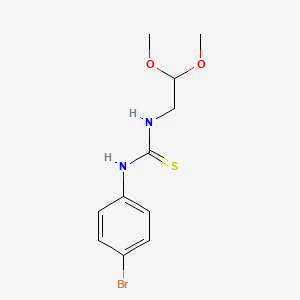 N-(4-bromophenyl)-N'-(2,2-dimethoxyethyl)thiourea