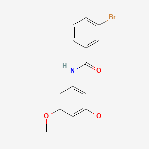 molecular formula C15H14BrNO3 B5707713 3-bromo-N-(3,5-dimethoxyphenyl)benzamide 