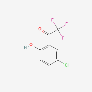 molecular formula C8H4ClF3O2 B570773 1-(5-氯-2-羟基苯基)-2,2,2-三氟乙酮 CAS No. 870614-04-3