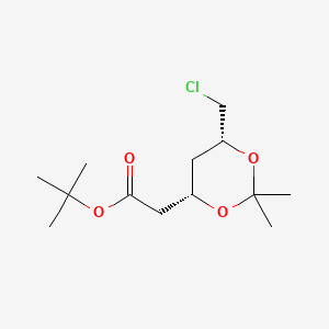 Tert-butyl 2-[(4S,6R)-6-(chloromethyl)-2,2-dimethyl-1,3-dioxan-4-yl]acetate
