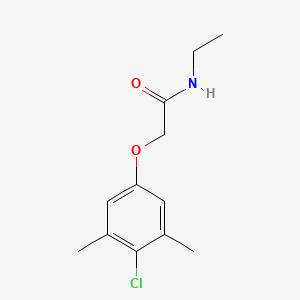 molecular formula C12H16ClNO2 B5707806 2-(4-chloro-3,5-dimethylphenoxy)-N-ethylacetamide 