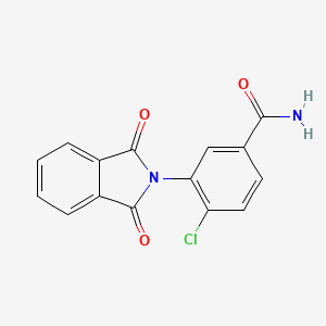 molecular formula C15H9ClN2O3 B5707831 4-chloro-3-(1,3-dioxo-1,3-dihydro-2H-isoindol-2-yl)benzamide 