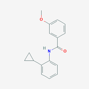 molecular formula C17H17NO2 B5707880 N-(2-cyclopropylphenyl)-3-methoxybenzamide 