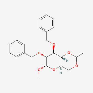 Methyl-2,3-DI-O-benzyl-4,6-O-ethylidene-alpha-D-glucopyranoside