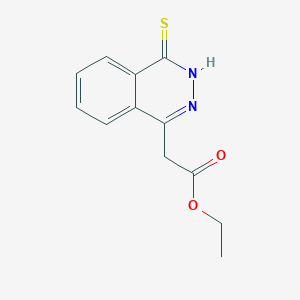 molecular formula C12H12N2O2S B5707961 ethyl (4-thioxo-3,4-dihydro-1-phthalazinyl)acetate 