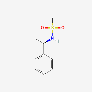 molecular formula C9H13NO2S B570802 N-[(1R)-1-phenylethyl]methanesulfonamide CAS No. 316363-65-2