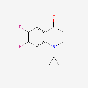 1-Cyclopropyl-6,7-difluoro-8-methylquinolin-4(1H)-one