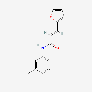 N-(3-ethylphenyl)-3-(2-furyl)acrylamide