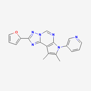 2-(2-furyl)-8,9-dimethyl-7-(3-pyridinyl)-7H-pyrrolo[3,2-e][1,2,4]triazolo[1,5-c]pyrimidine