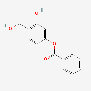 3-hydroxy-4-(hydroxymethyl)phenyl benzoate
