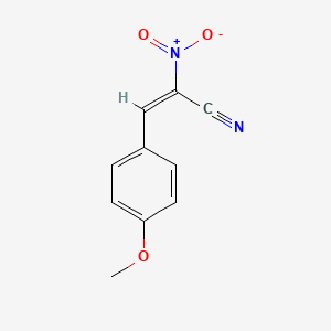 molecular formula C10H8N2O3 B5708201 3-(4-methoxyphenyl)-2-nitroacrylonitrile 