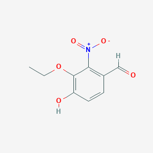 molecular formula C9H9NO5 B5708209 3-ethoxy-4-hydroxy-2-nitrobenzaldehyde CAS No. 692267-77-9