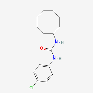 molecular formula C15H21ClN2O B5708216 N-(4-chlorophenyl)-N'-cyclooctylurea 