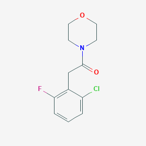 molecular formula C12H13ClFNO2 B5708256 4-[(2-chloro-6-fluorophenyl)acetyl]morpholine 
