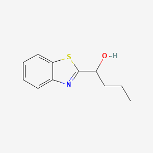 molecular formula C11H13NOS B570831 1-Benzothiazol-2-yl-butan-1-ol CAS No. 120821-89-8