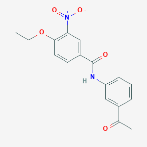 N-(3-acetylphenyl)-4-ethoxy-3-nitrobenzamide