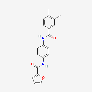 N-{4-[(3,4-dimethylbenzoyl)amino]phenyl}-2-furamide