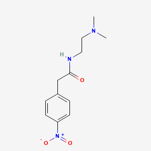 N-[2-(dimethylamino)ethyl]-2-(4-nitrophenyl)acetamide